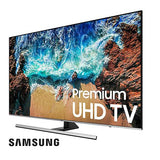 Samsung 55inches Series 8  flat 4K UHD LED Smart TV 55NU8000 Black