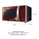 Samsung 21 L Convection Microwave Oven CE77JD-QD